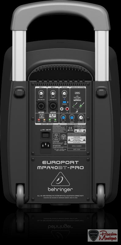 PASSION MUSIQUE - Behringer Europort MPA40BT-PRO