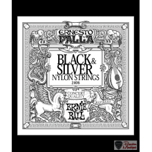 Ernie Ball 2406 Ernesto PallaNylon Black And Silver