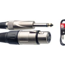 Stagg XLR Femelle - 1/4 Mono 20'