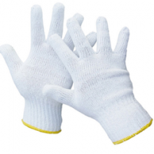 Gant tricot blanc/Pa...