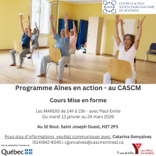 Cours de mise en forme pour les 55 ans et plus !