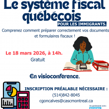 Conf&eacute;rence : Le syst&egrave;me fiscal qu&eacute;b&eacute;cois